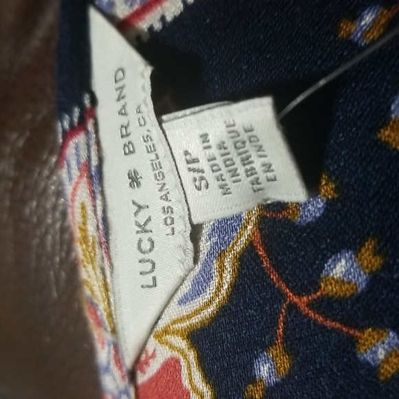 NEW! Lucky brand blouse sz small 12.12 - Picture 6 of 10